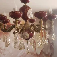 لوستر برنجی قدیمی|لوستر و چراغ آویز|ملارد, |دیوار