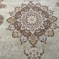 فرش ۱۲ متری ماشینی با ۱۹ رنگ ابریشم