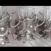 نیم لیوان سیلور رنگ ثابت نونو|ظروف سرو و پذیرایی|اصفهان, گلستان|دیوار