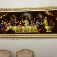 تابلوفرش دستبافت شام اخر