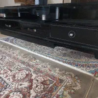 میز زیر تلوزیونی  ترکیب چرم چوب راش