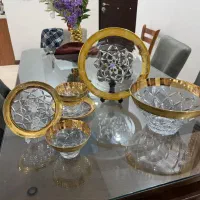 ست آجیل خوری  برند DecOrium با آبکاری طلای 24 عیار