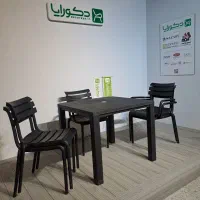 میز و صندلی پلیمری فضای باز|کافیشاپ و رستوران|مشهد, ویلاشهر|دیوار
