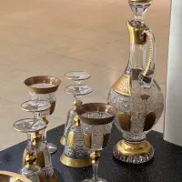 ظروف کریستال ورق طلا|ظروف سرو و پذیرایی|تهران, ولنجک|دیوار