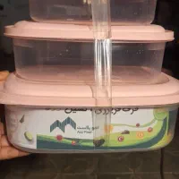 ظرف ۴تیکه پلاستیکی