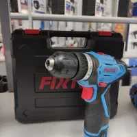 دریل شارژی 10م 12 ولت دو باطری فیکس تک