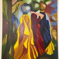 تابلو نقاشی دیواری60×70|تابلو، نقاشی، عکس|پردیس, فاز ۳|دیوار