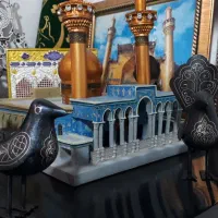 گنجشک نقره کوب علامت پا کوتاه وپا بلند پر نقره|کلکسیون اشیاء عتیقه|اصفهان, حسینآباد|دیوار