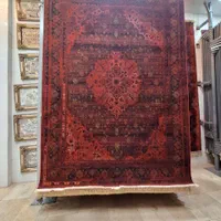 فرش ۹ متری شرابی نگارین ۱۲۰ شانه نخ اکرولیک|فرش|مشهد, امیر|دیوار