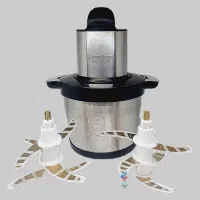 خردکن 8 لیتراصلی گیربکسی سیلورکرست+غذاساز+چرخ گوشت|خردکن، آسیاب، غذاساز|مشهد, هفده شهریور|دیوار