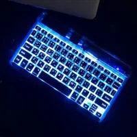 کیبورد بلوتوثی Crystal Shell پرودو حرفه ای