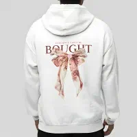 هودی سفید طرح پاپیون Elegant