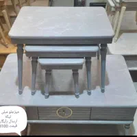 میز جلو مبلی ۴ تیکه ارسال رایگان پرداخت درب منزل|مبلمان خانگی و میز عسلی|گلبهار, شهر جدید گلبهار|دیوار