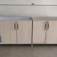 کابینت فلزی اپن با درب ام دی اف خیلی تمیز|مصالح و تجهیزات ساختمان|شیراز, درکی|دیوار