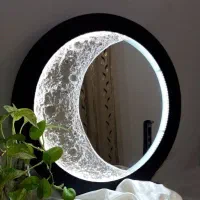 ساخت تابلو ماه و آینه|صنایع دستی و سایر لوازم تزئینی|ارژن, |دیوار