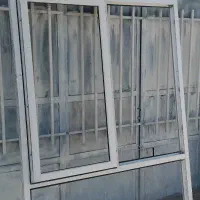 پنجره UPVC نو شیشه کامل