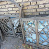 سه عددپنجره قجار یا پهلوی تقریبا سالم|کلکسیون اشیاء عتیقه|زنجان, |دیوار