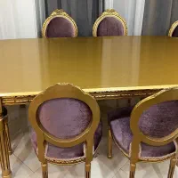 نهار خوری استیل هشت نفره مدل فرحی
