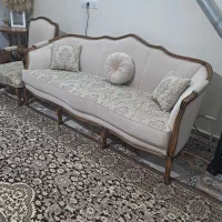 مبل فرانسوی ۹نفره  چوب راش با بهترین متریال