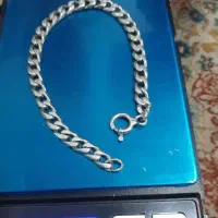 دستبند نقره فیگارو درحد نو