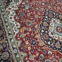 دوتا فرش کارکرده قدیمی