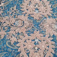 رومیزی ترمه سرمه سه‌تکه|صنایع دستی و سایر لوازم تزئینی|تهران, خلیج فارس|دیوار