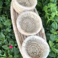 انواع سبدهای حصیری و گپو بافی|صنایع دستی و سایر لوازم تزئینی|گرگان, |دیوار