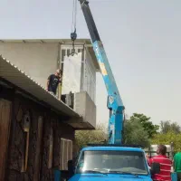 جرثقیل نیسان  خاور  10تن  سبد نفر بر  شبانه روزی