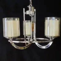 لوستر  مدل  طلایی ۳ شاخه