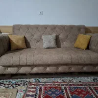 مبل مبلمان هشت نفره نو پارچه مسکو با کوسن