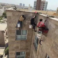 نانو کار دیوار کناری ساختمان بدون داربست عایق راپل