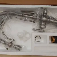 شیر دومنظوره فنری کروم مات