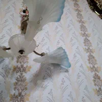 لوستری ۳شعله کریستالی|لوستر و چراغ آویز|لنگرود, |دیوار