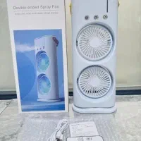 پنکه مه پاش(شارژی)عمده چرخشی کنترل دار RGB هفت رنگ