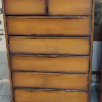 دراور و جالباسی قدیمی جنس چوب ریل چوبی