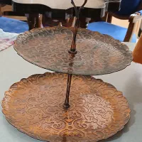 ظرف شیرینی خوری طرحِ مس|ظروف سرو و پذیرایی|اصفهان, باغ زرشک|دیوار