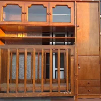 تخت خواب کودک وکمد|تخت و سرویس خواب|آق قلا, |دیوار