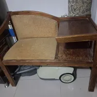 میز تلفن چوبی نوستالژی