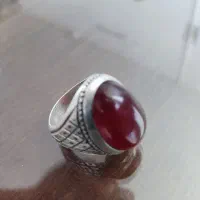 انگشتر عقیق سنگین