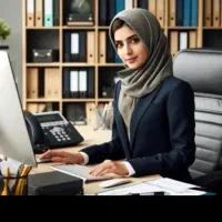 استخدام کارمند خانم جهت امور دفتری