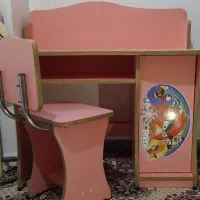 میز تحریر دخترانه انگری بردز صورتی