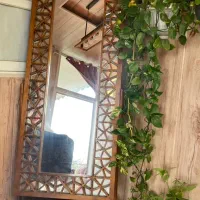 اینه قدی چوبی مورب کاری