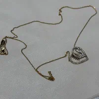 گردنبند قلب بینهایت کم اجرت