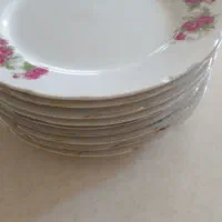 برنج وخورشت خوری گل سرخ. ۱۴ عدد