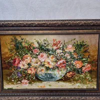 تابلو فرش ابریشم