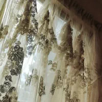 پرده گیپور و حریر و... آماده