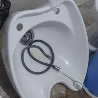کاسه سرشور آرایشگاهی بزرگ + شیر آلات