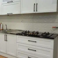 کابینت نئوکلاسیک با گاز و هود نو سینک شیر
