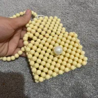 جاکارتی مرواریدی کرم رنگ|کیف، کفش، کمربند|ساوه, |دیوار