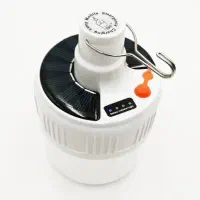 لامپ شارژی خورشیدی و برق کنترل دار با باتری ۱۲۰۰|لامپ و چراغ|کرج, کیانمهر|دیوار